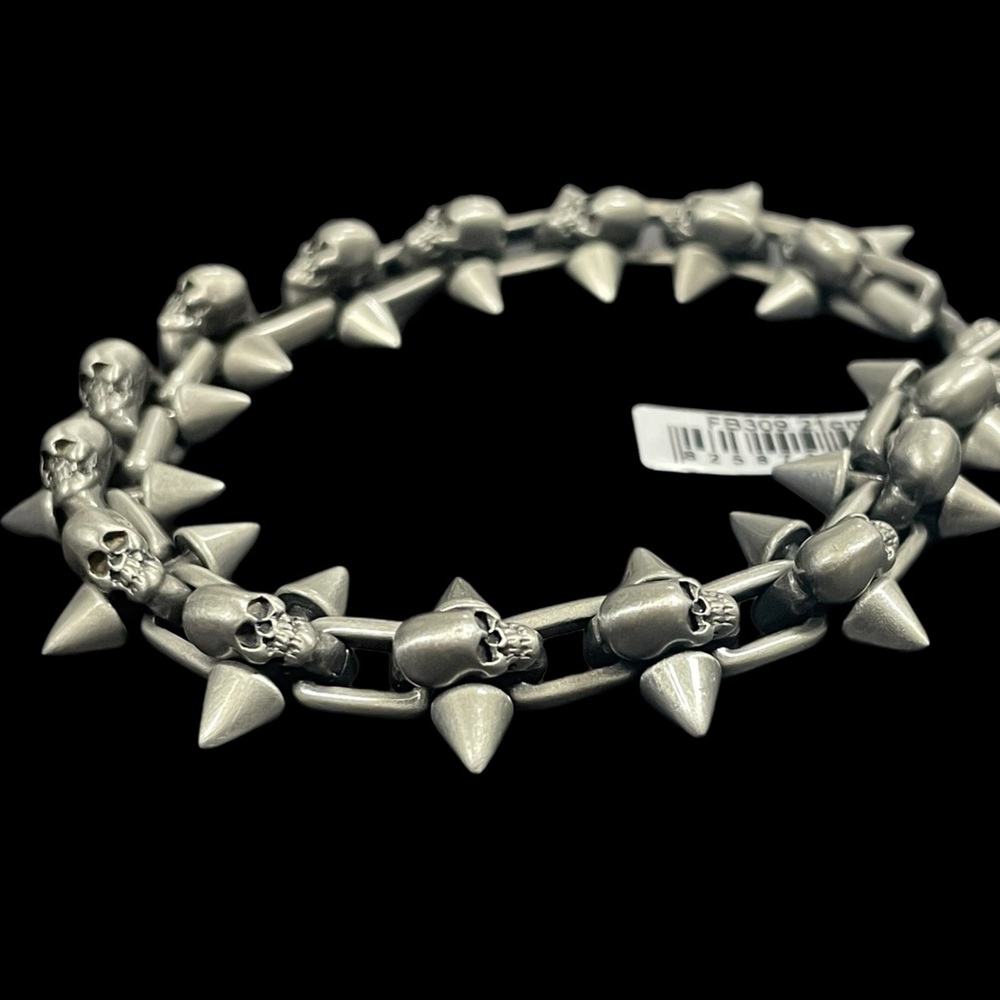 Bico Australia Jewelry - Spiked Skull Bracelet NWT!